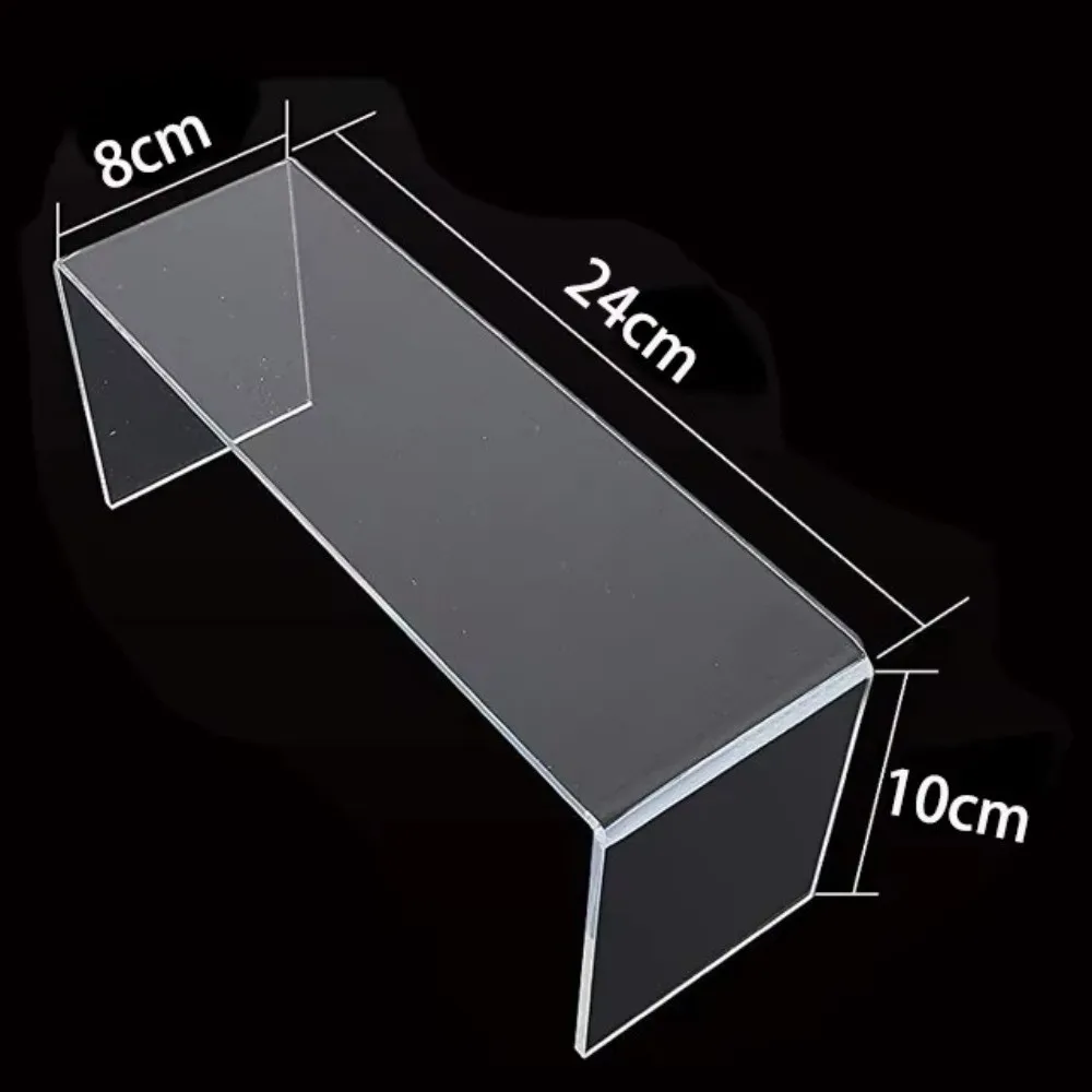 Transparent Acrylic Acrylic Display Stand Space Saving Minimalist Style Doll Display Stand Stackable Structure Multi-Purpose