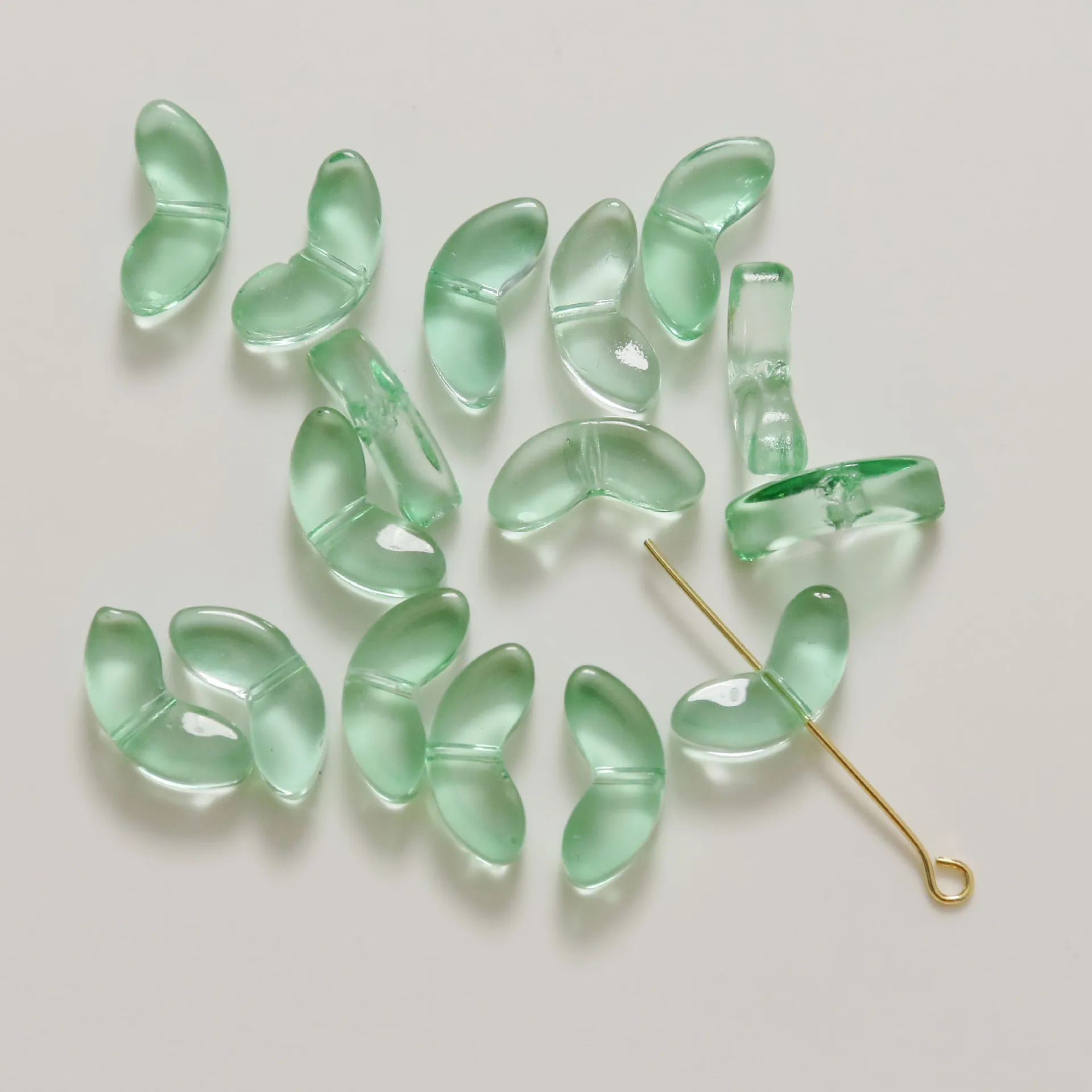 30pcs 9mm Tulips Flower Lampwork Beads Combination Multicolor Glass Flora Beads Loose Beads For DIY Bracelets Making Wholesale