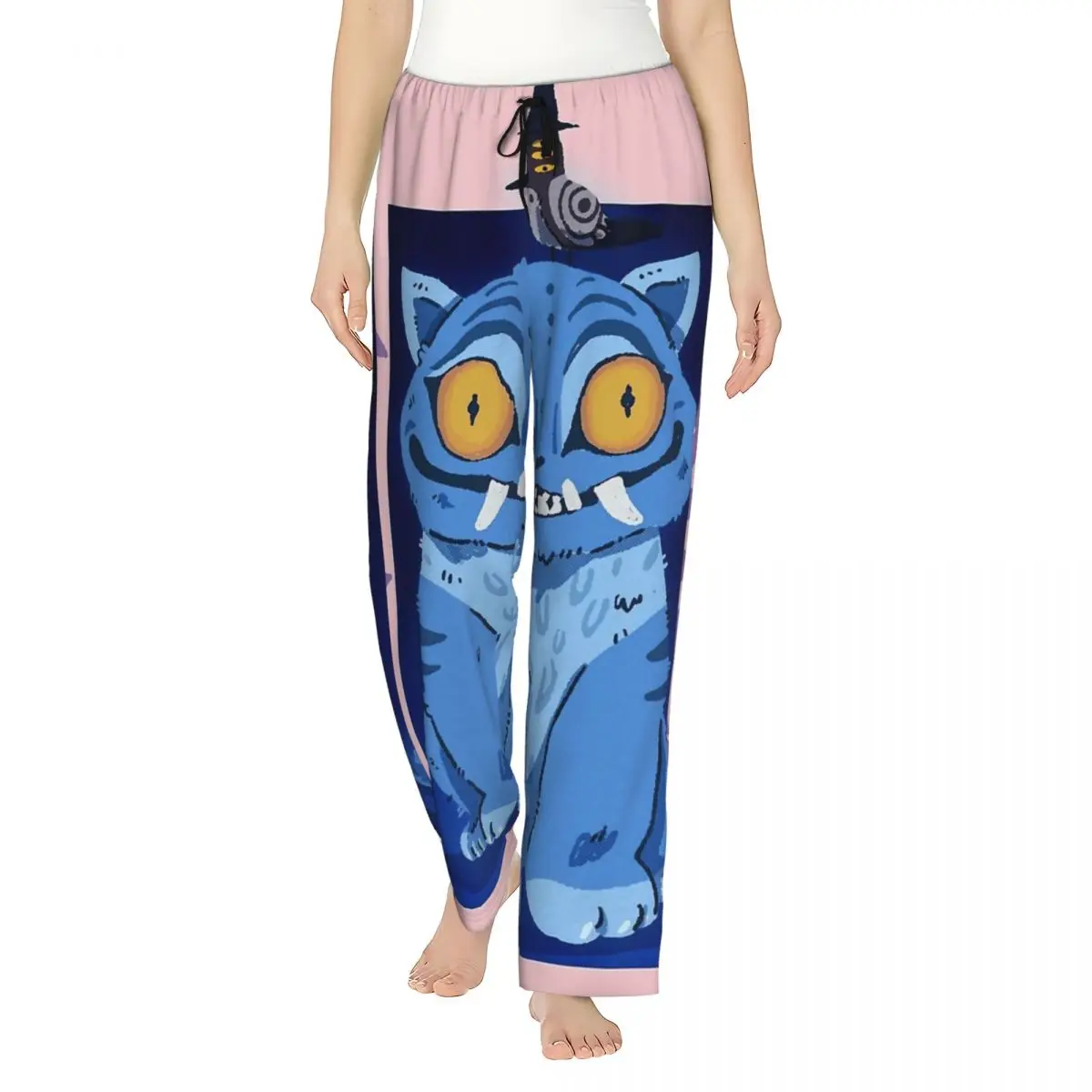 

Pajamas For Women Huntrix Kpop Demon Hunters Movie Sleep Pajama Pants Soft Warm Elastic Waist Sleeping Pants Vintage Homewear