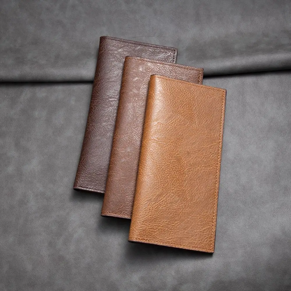 Fashion PU Leather Long Wallet Multiple Slots Soft Card Holder Men Wallet Men