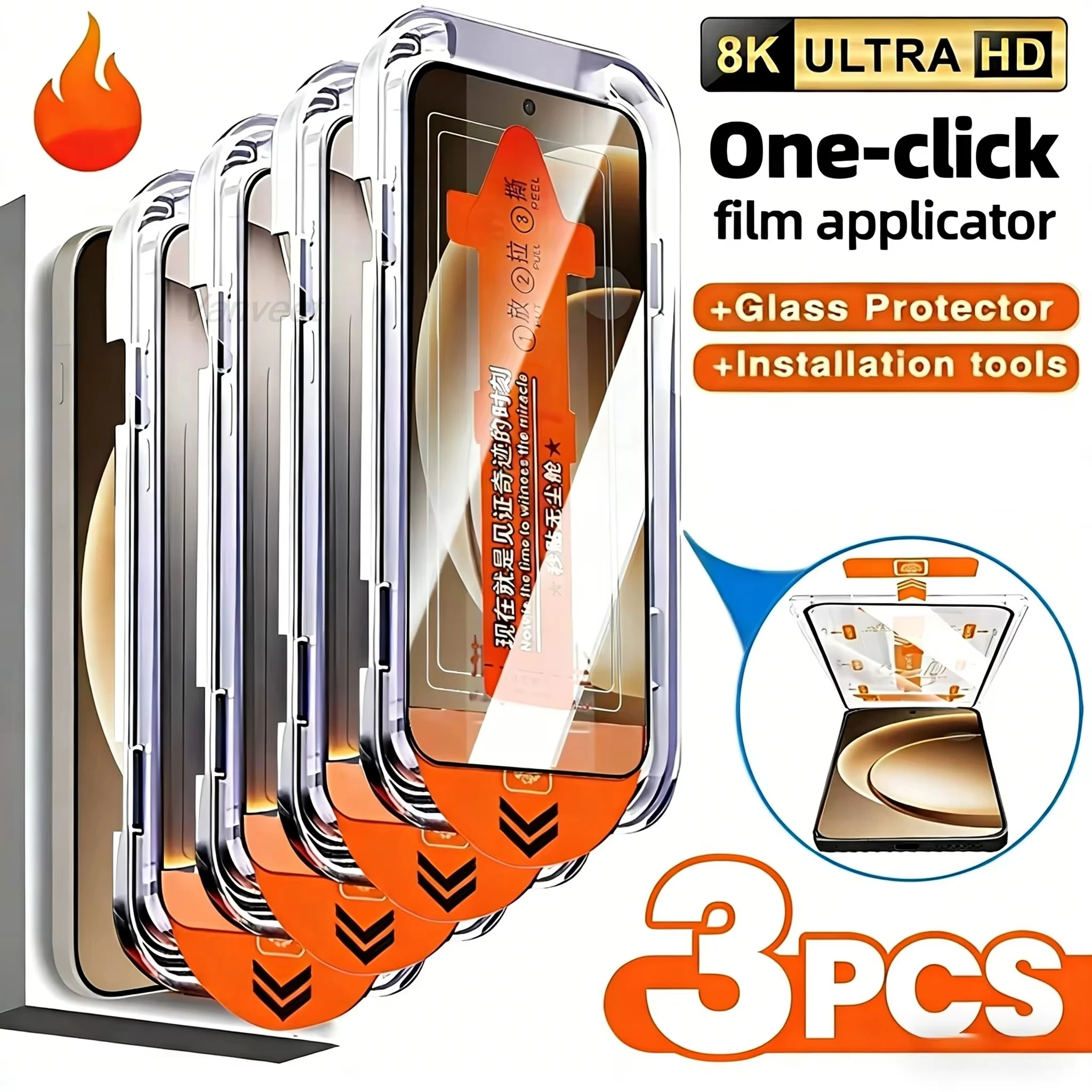 

1-3PCS HD Screen Protector For Samsung S25 Ultra S25 S26 Ultra S26 Oleophobic Coating Dust Free Easy Installation Tempered Glass