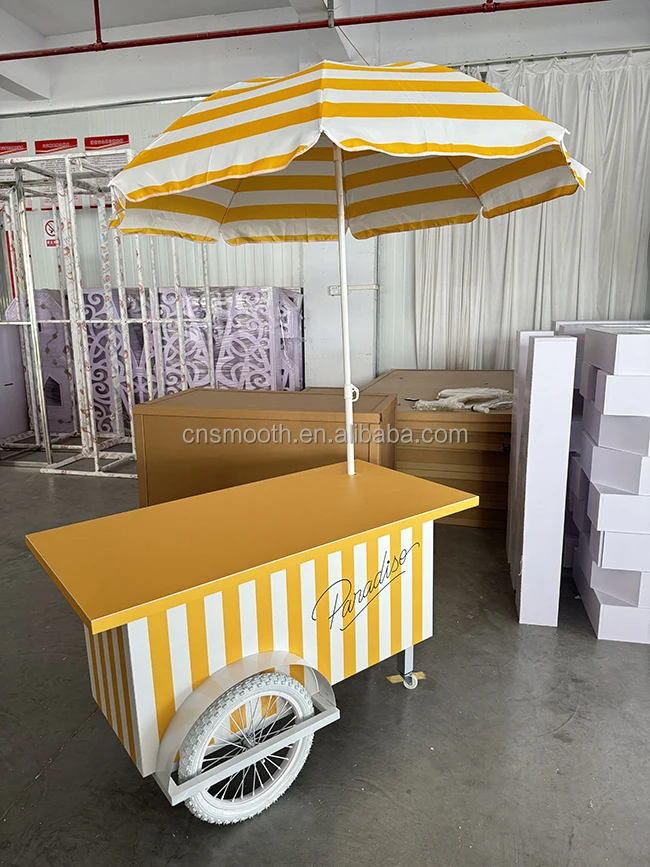 Customized Summer Acrylic Flower Dessert Candy Cart Wedding Children Christmas Dessert Party Dessert Cart