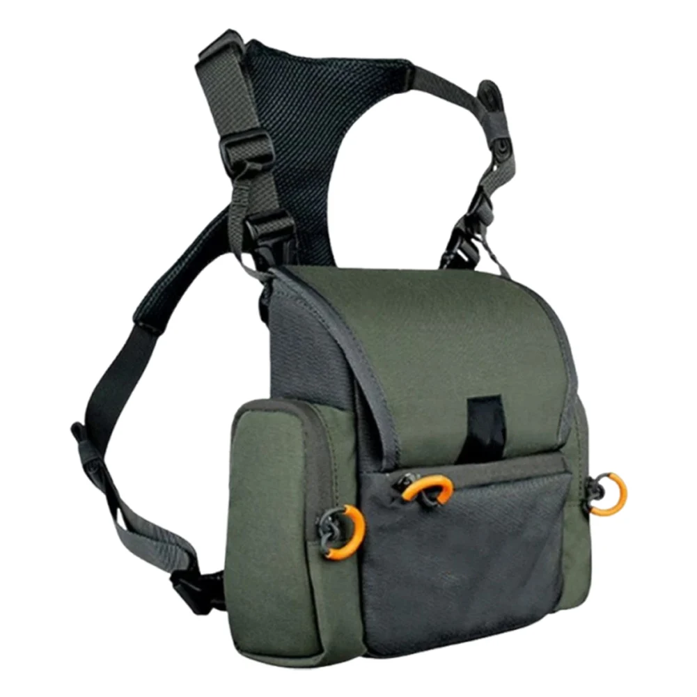 حزمة صدر مجهر مع حقيبة Rangefinder وغطاء للمطر وحزام Bino مع غطاء للمطر للصيد والمشي لمسافات طويلة