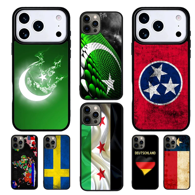 Phone Cases Pakistan - Pakistan Swedish Texas National Flag Pattern