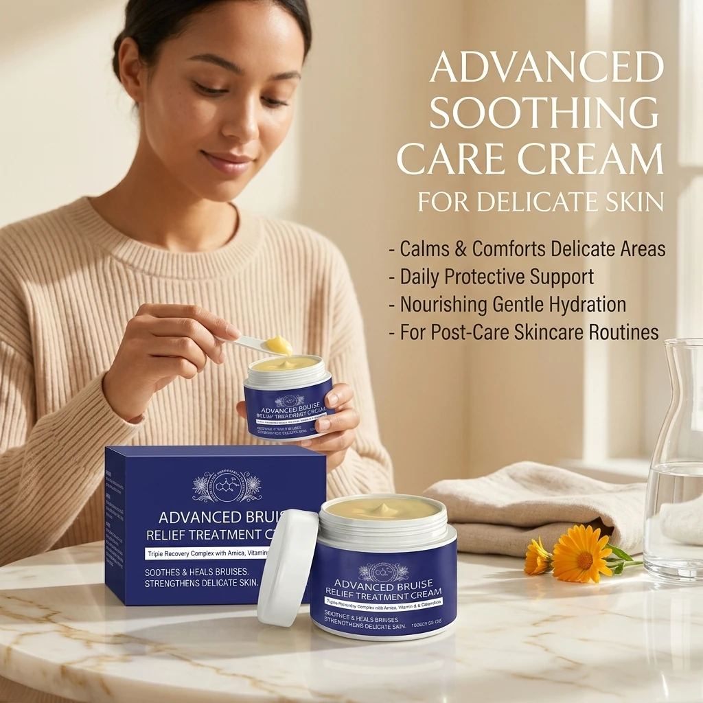 Advanced Bruise Relief Cream Repair Damaged Skin Diminish Dull Scar Non-greasy Lightweight Hydrating Soothing Body Massage Cream