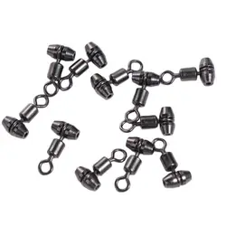10pcs Rigs Connector Fish Tacke 3 Way Accessories Fishing Bearing Swivels 3 Way Fishing Swivels Connector Cross Line Swivel