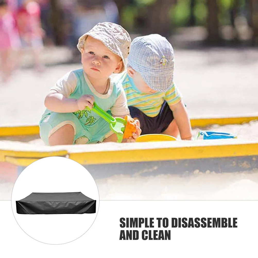 

Beach Children's Sand Pit Cover Sandbox Garden Oxford Cloth with Lid Waterproof