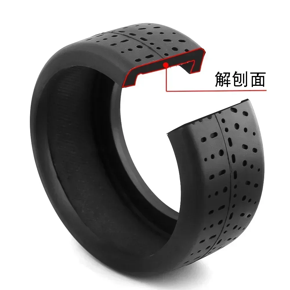 4Pcs 100X42mm 5-Spoke Tire Tyre 17Mm Wheel Hex For Arrma 1/7 Infraction Felony Limitless RC Car Upgrade Parts