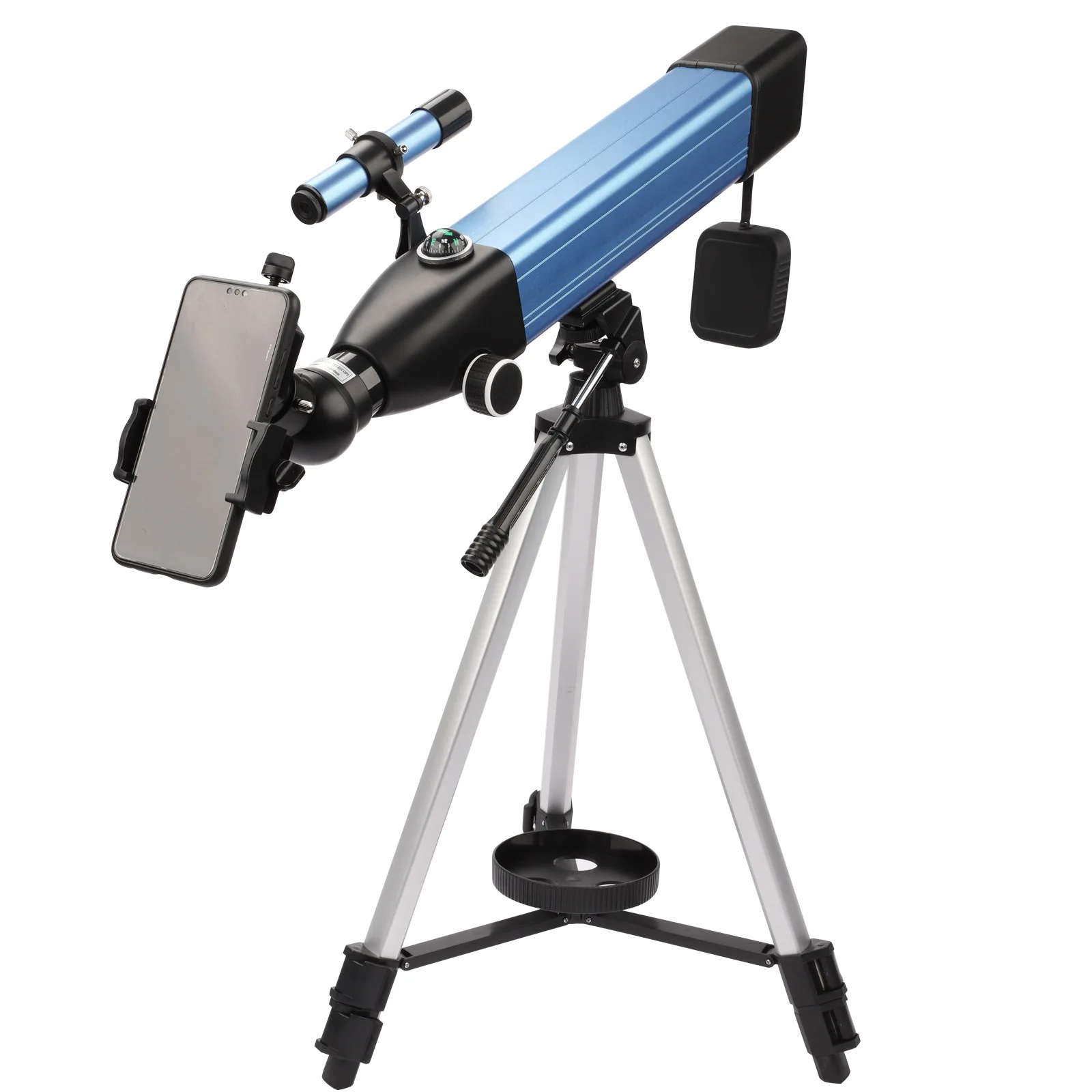 Télescope d'Équilibrage Réfracteur avec Trépied Réglable, Objectif de 60mm, 20X-166X, pour l'Observation de la Lune, Support Mobile pour Enfant, Mayor Inner, 500mm