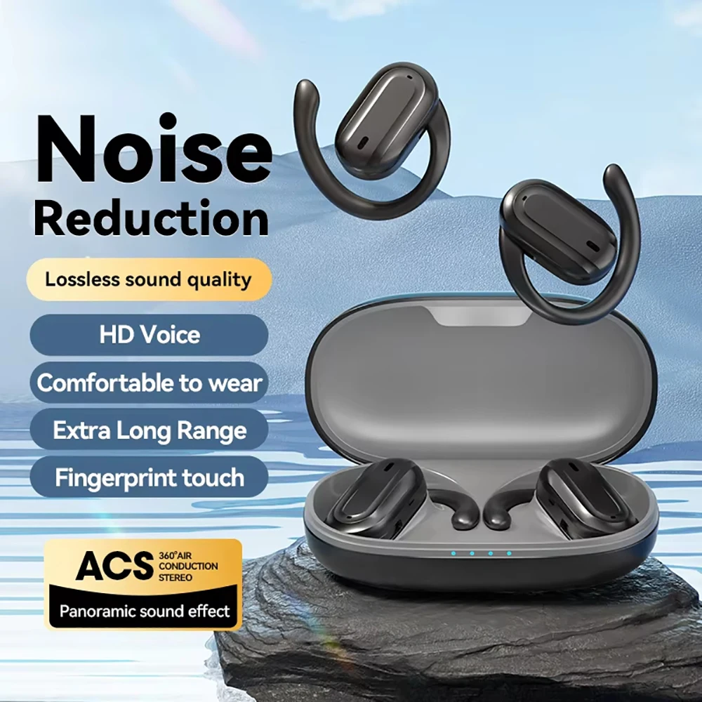 

M53 wireless sports earphones are seamless to wear and can't shake off sweat without fear