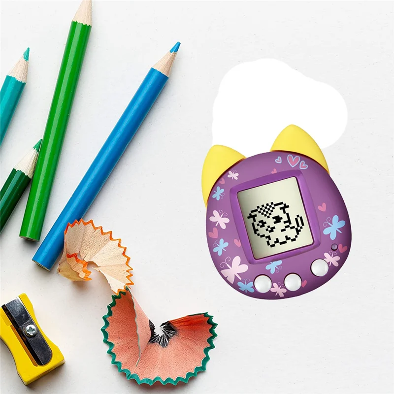 AS96-Retro Virtual Pet Machine Handheld Game Console Electronic Digital Pet For Kids Children