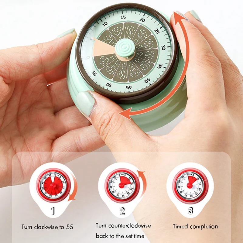 Kookwekker Magnetische Rug Rvs Countdown Herinnering Voor Bakken