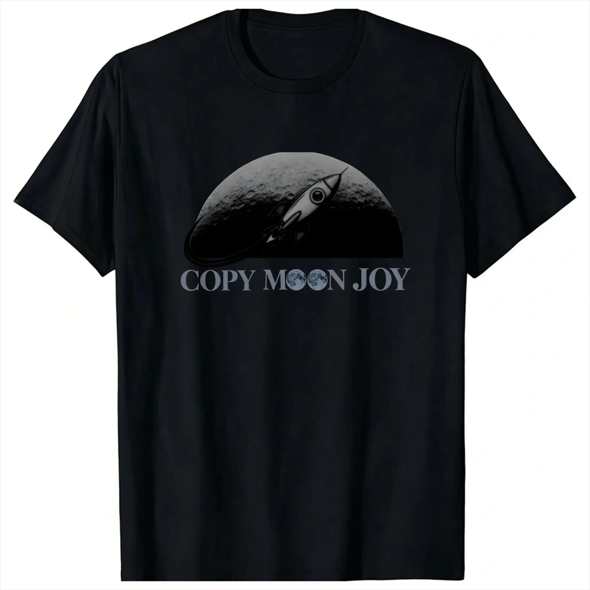 Copy Moon Joy Artemis II T Shirt  Popular T Shirts Short Sleeve Street Style Tops Summer Pure Cotton Crew Neck 4XL 5XL 6XL Tees