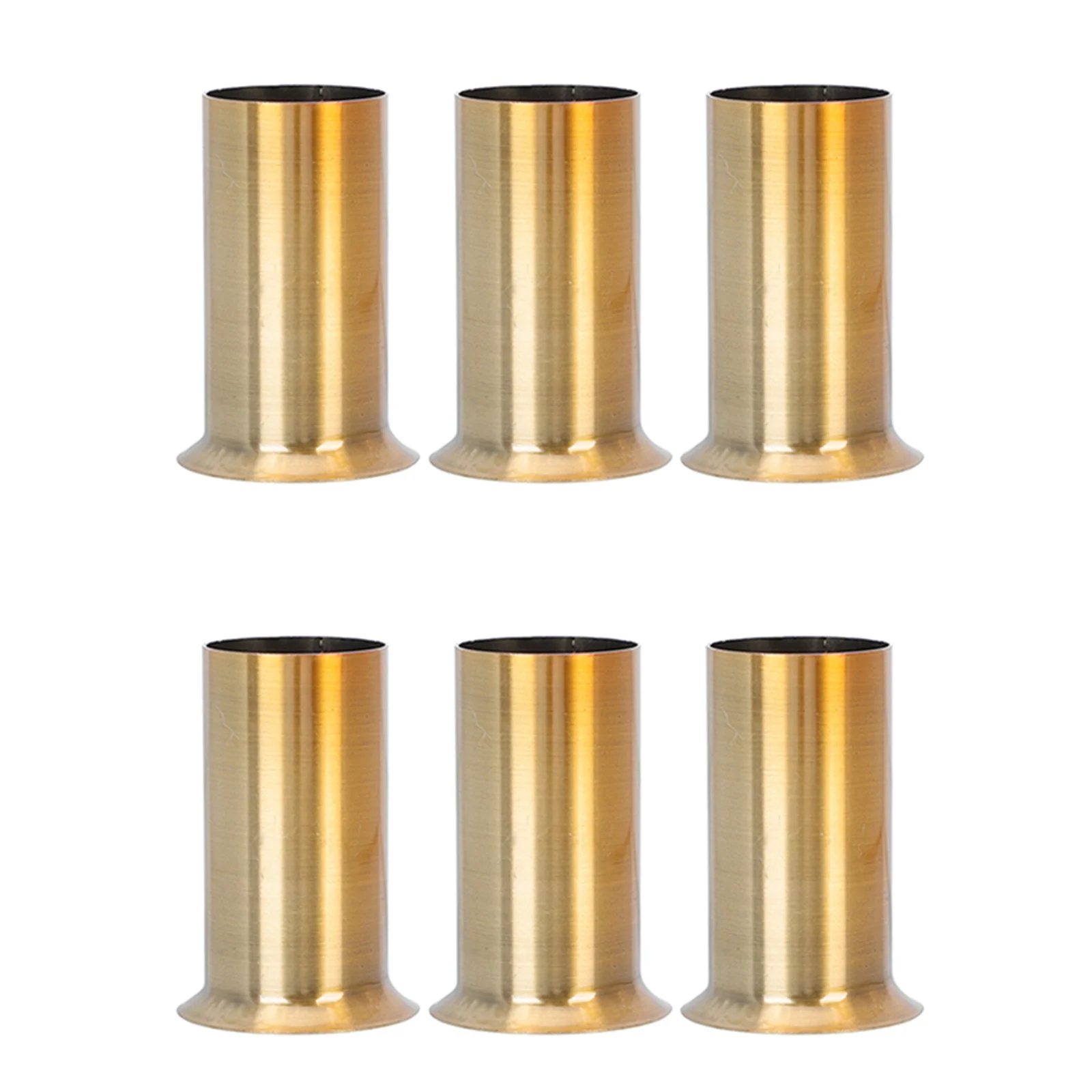 

6pcs European Crystal Chandelier Sleeves Metal Candelabra Base Covers For Ceiling Lamp Lighting Fixture Accessories