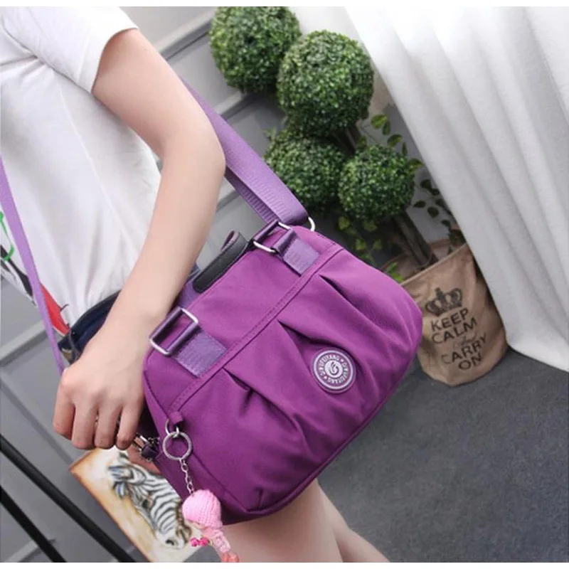 New style trendy nylon oxford cloth bag casual one-shoulder slant straddle women's small bag crossbody bag