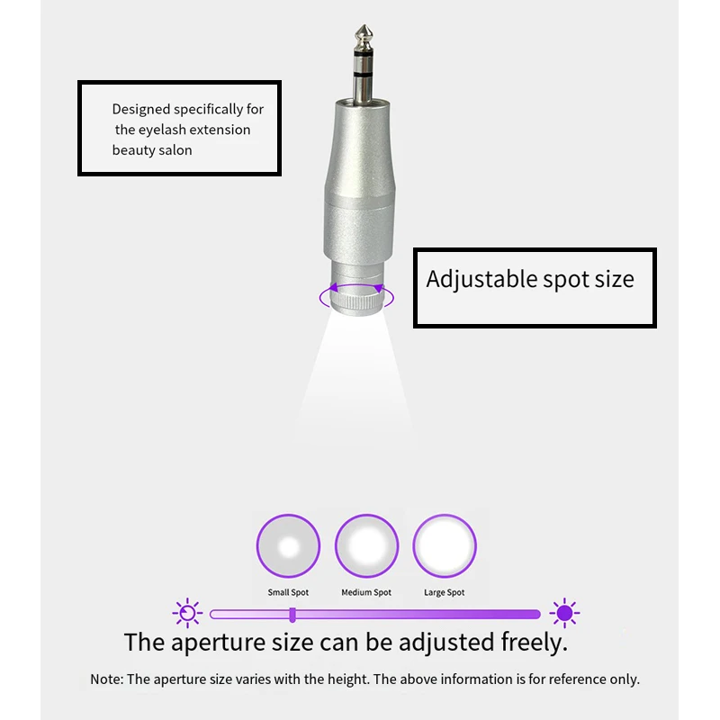 Upgrade FL009 LED Ultraviolet white light head 5W Eyelash Extension Bulb Head Makeup 395/5500k 6500k Led Eyelash White Lamp Head