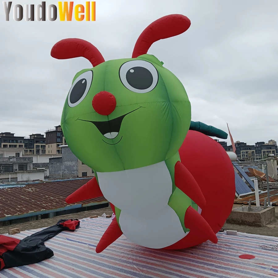 

Flame caterpillar cartoon insects are used for various activities for advertising exhibitions for rental