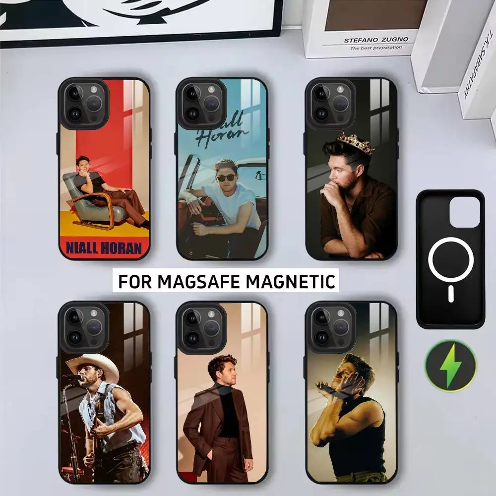 

Music N-Niall H-Horan-NH Phone Case For iPhone17,16,15,14,13,12,11 Plus,Pro Magnetic with Magsafe Wireless Charging