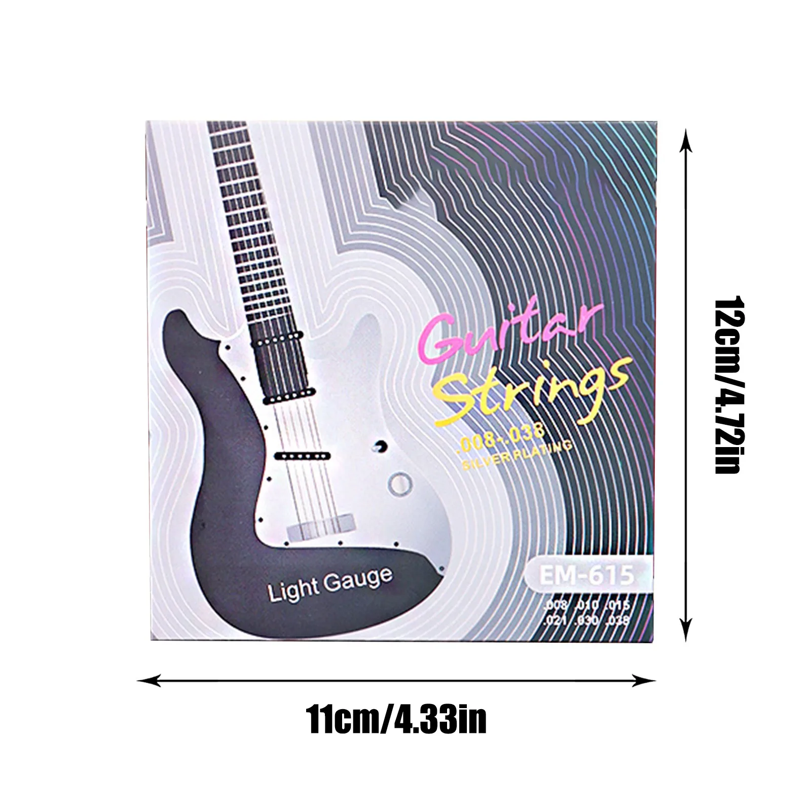 Senar Gitar Elektrik Baru Senar Gitar Akustik Kualitas Tinggi Aksesori Gitar Klasik Set Lengkap Dilapisi