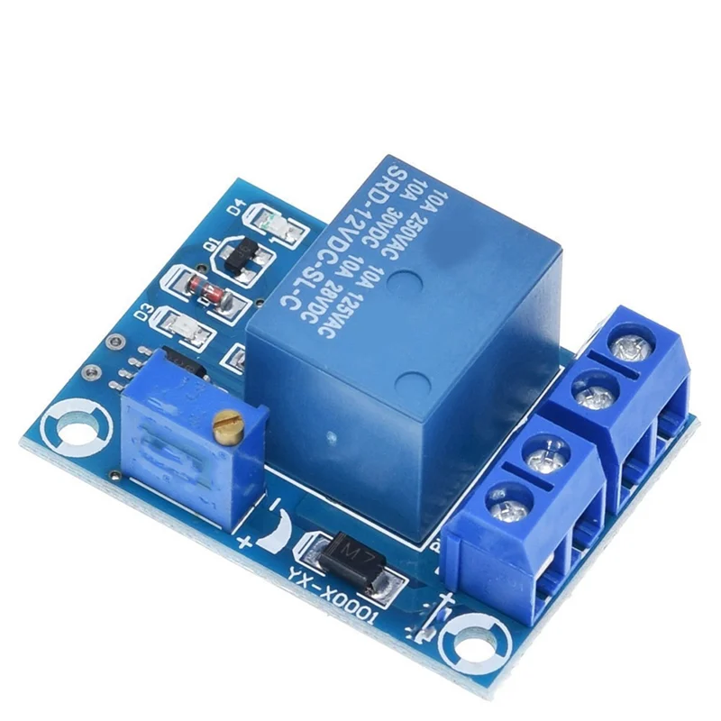 AB53 7 Decade 1R - 9999999R Programmable SMD Resistor With YX-X0001 DC 12V Battery Undervoltage Management Module