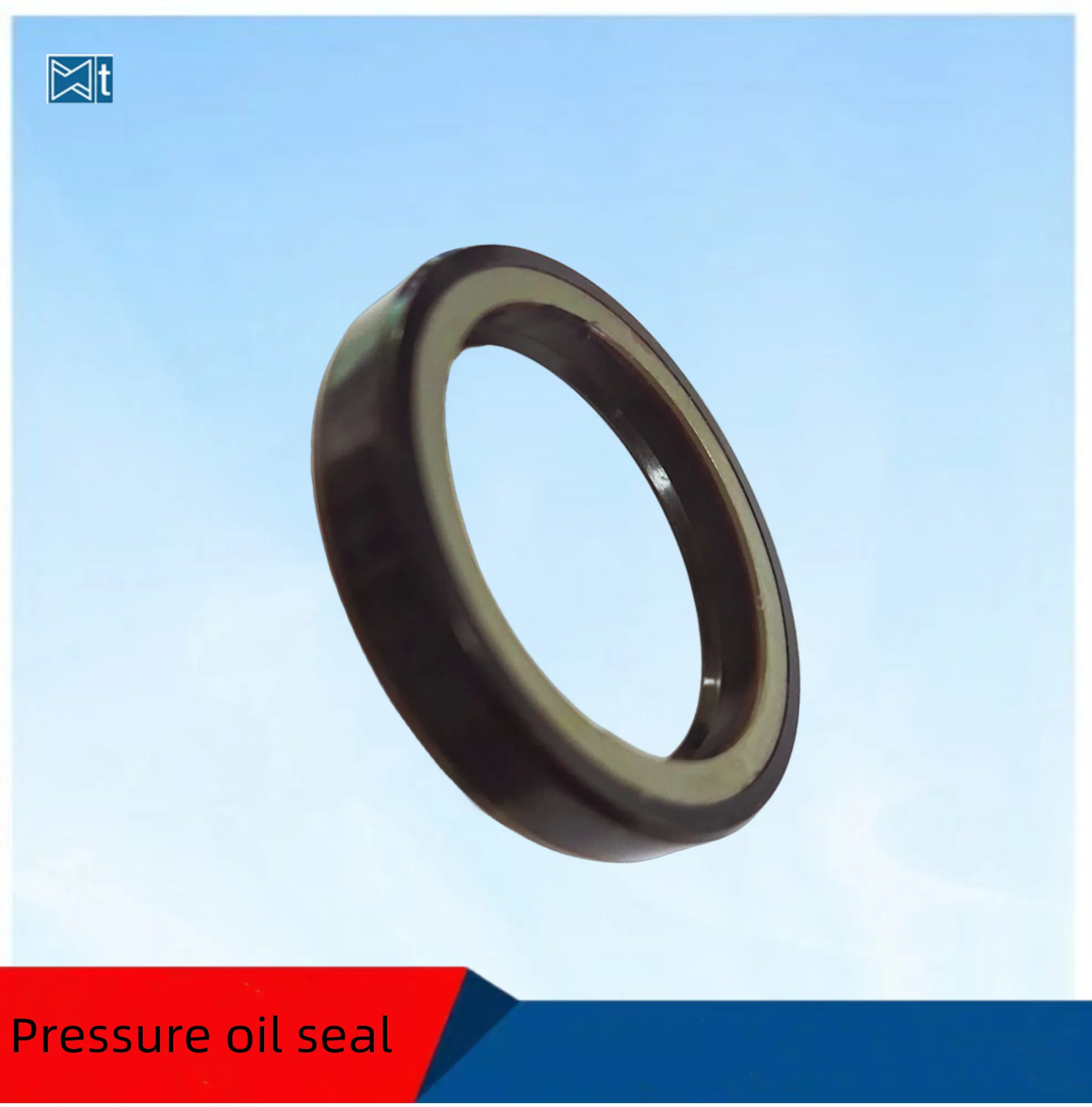 Pressure shaft oil seal PTFE+NBR 27*35*6mm BAKHDSN high-quality shaft combination pressure hydraulic pump seal ISO 9001:2008