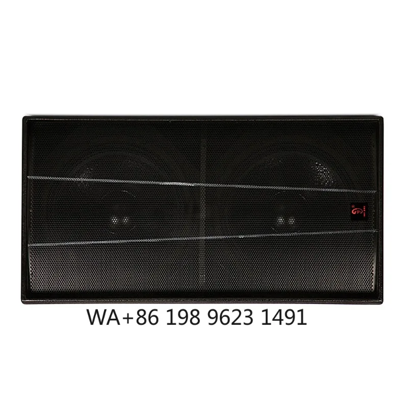 8 Inch Black Plywood Outdoor Garden Speaker High Power Stereo Sound System for Wedding Stage K Song Performance