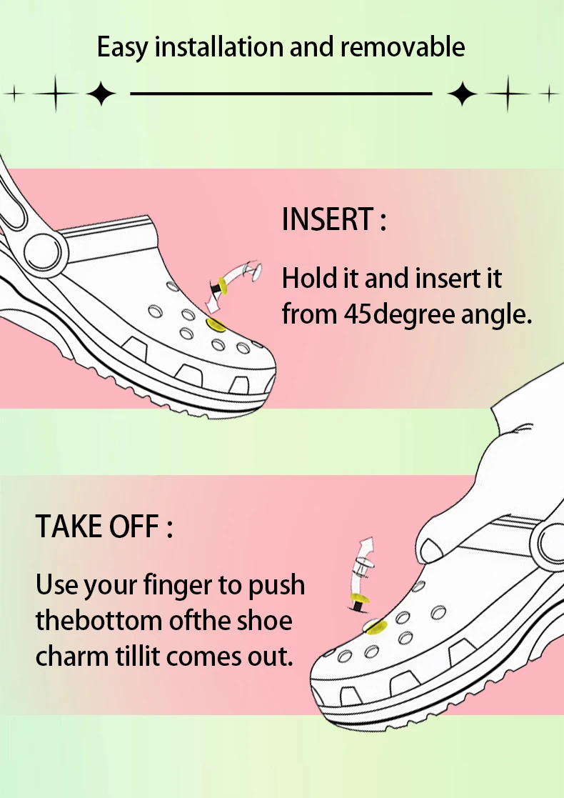 Perlen-Schuh-Charms-Set, kreatives DIY-Set, rosa Schuhblume, Diamant-Schmetterling, Strass, abnehmbare Kettenschnalle, Schuhdekoration, 1 Set – Detail 4