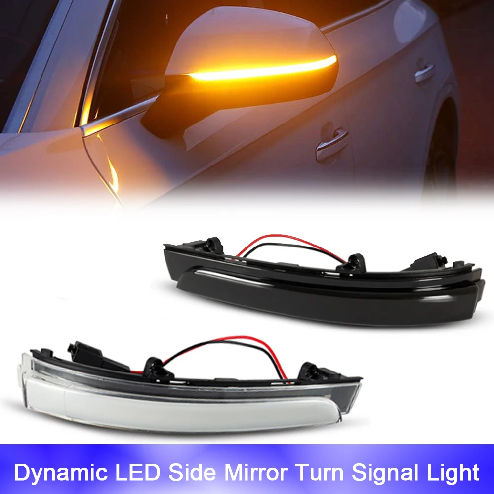 

2x LED Side Mirror Dynamic Sequential Blinker Turn Signal Light For Volkswagen Voyage Saveiro GOL G5 G6 G7 G8 Trend Jetta Polo