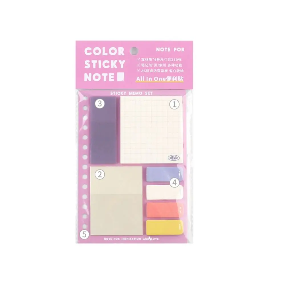 Diary Planner Sticker Study Sticky Note Set Keypoints Marker Sticky Reminder Label Sticker DIY Memorandum Adhesive Note Tabs