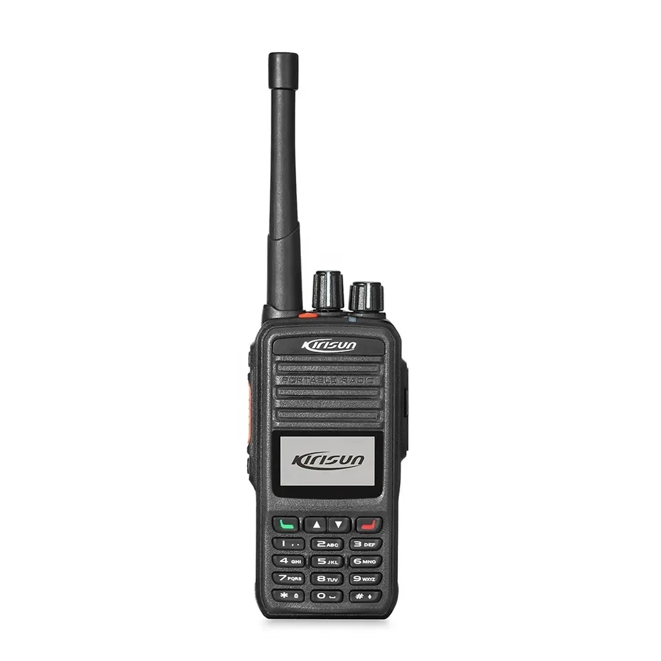 KIRISUN DP480 Digital Walkie Talkie Dual Band DMR Long Talk Distance Two Way Radio 10W DP480