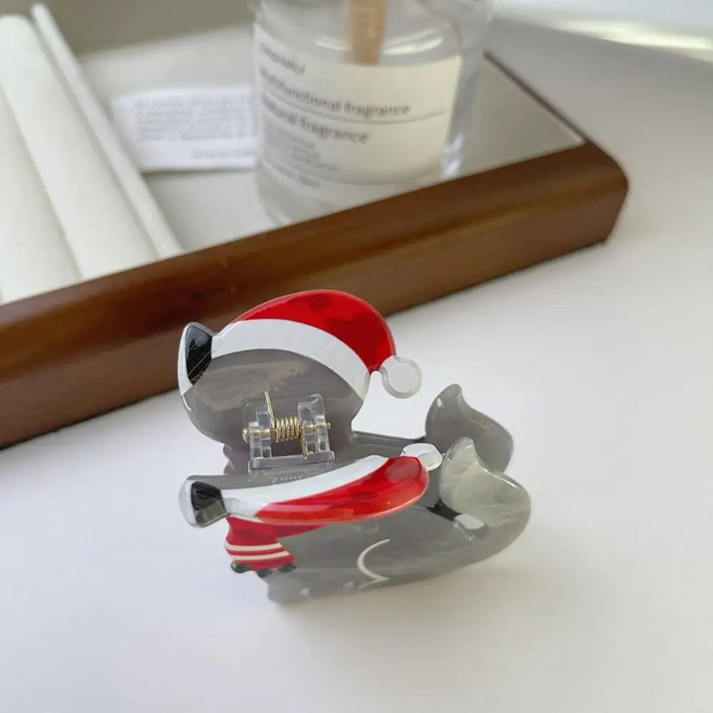Creative Cat Cat Hair Claw Cartoon Mide Size Animal Shark Clip Headdress Korean Style Acrylic Animal Hair Clip Party