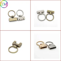 10-50 Pieces High Quality Metal Key Ring T-Shape Key Fob With Split Key Rings,Key Fob Hardware Keychain Hardware Accessories Key