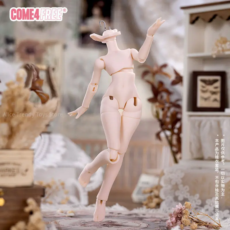 Genuine Come4free Mitian 3rd Generation Articulated Doll Body 1/8 Scale Female Bjd Blank Body With Spare Chest Parts & Hand Set