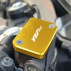 1PCS Aluminum Motorcycle Front Brake Fluid Reservoir Oil Cup Cap Master Cylinder Cover For YAMAHA YZF-R125 YZF R125 2008-2011