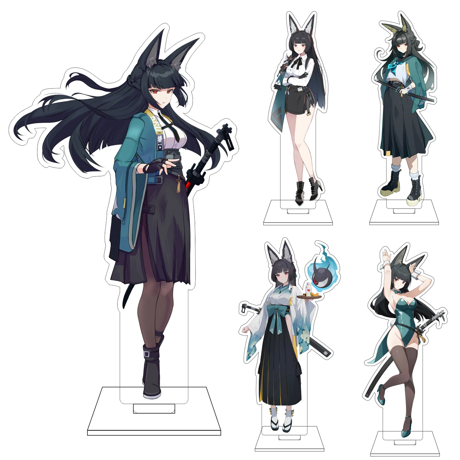 16CM Anime Zenless Zone Zero Cosplay Acryl-Figur Standfigur Hoshimi Miyabi Ornamente Geschenke