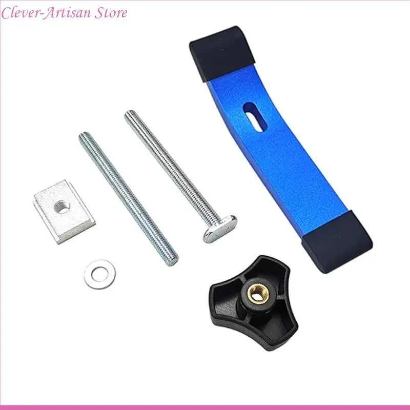 E06B T-tracks maintiendra pince en aluminium Clamp T-Type Slide Slot Stopper Tools