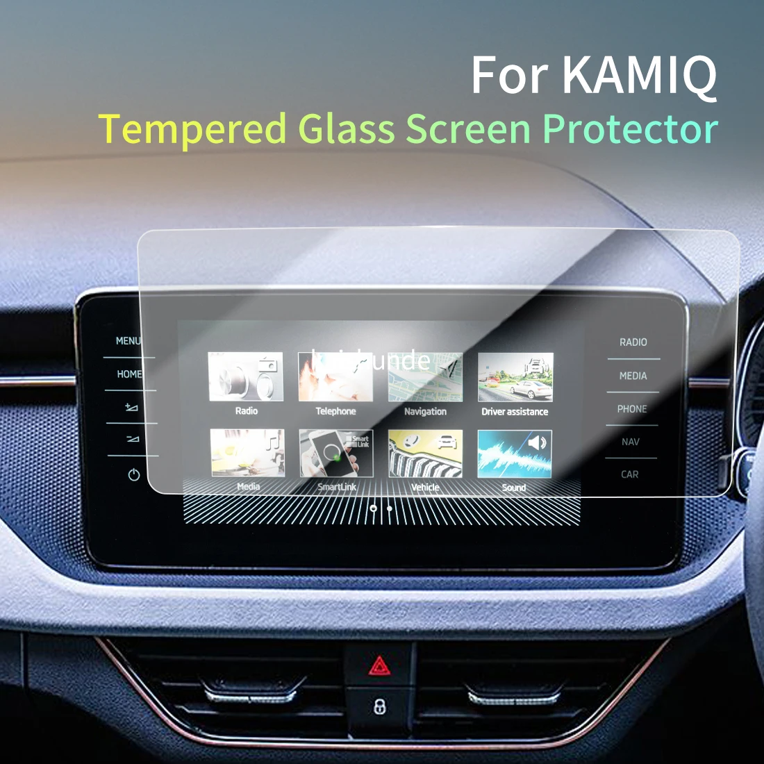 Car Stickers Meters Protector For 26 SKODA KAMIQ Tempered Glass Protective Film Display Navigation Vehicle