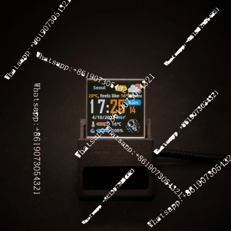 

Премиум-версия: Прозрачный дисплей, многофункциональные настольные часы, метеостанция, технологичный декор