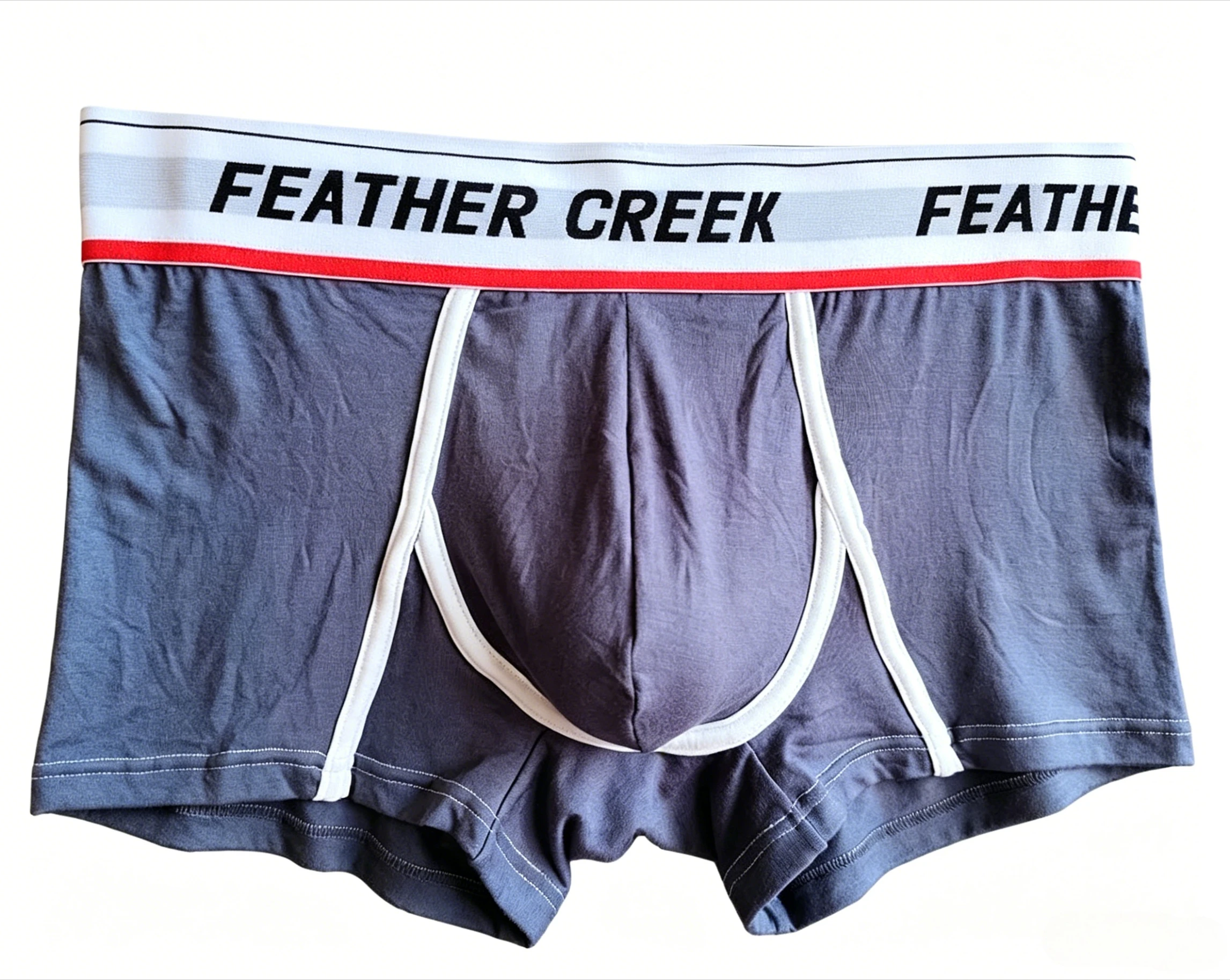 

Men's Separated Pouch Boxer Briefs U Convex Big Pouch Sexy Enhancement Solid Underwear Comfort Enhancement Bulge Boxy Underpants