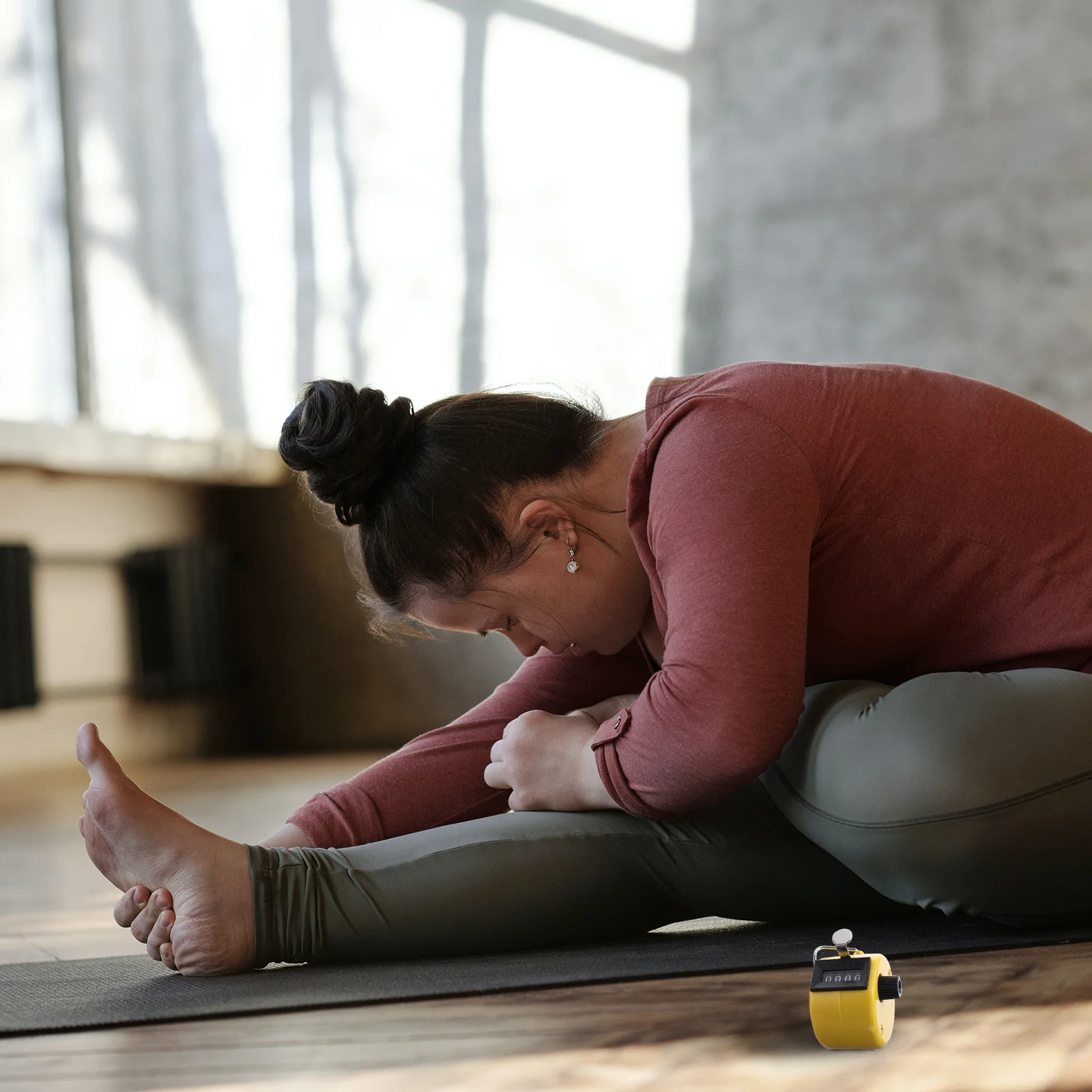 3 قطعة عداد المسجل الإلكتروني 4 أرقام دليل عداد الأرقام الرقمية للرياضة اللياقة البدنية يده العد مسجل أداة