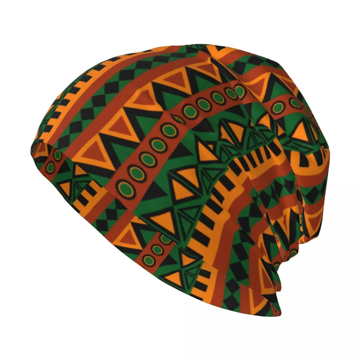 Traditional African Ethnic Pattern 6 Warm Knitted Cap Hip Hop Bonnet Hat Autumn Winter Outdoor Beanies Hats for Men Women Adult