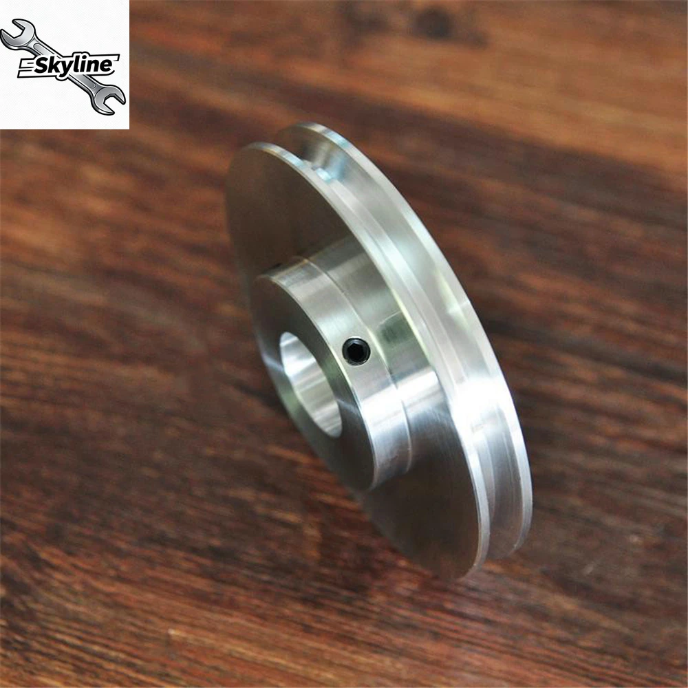 2mm U-Groove Circular Belt Pulley Single/Double Grooves for DIY Motor Parts