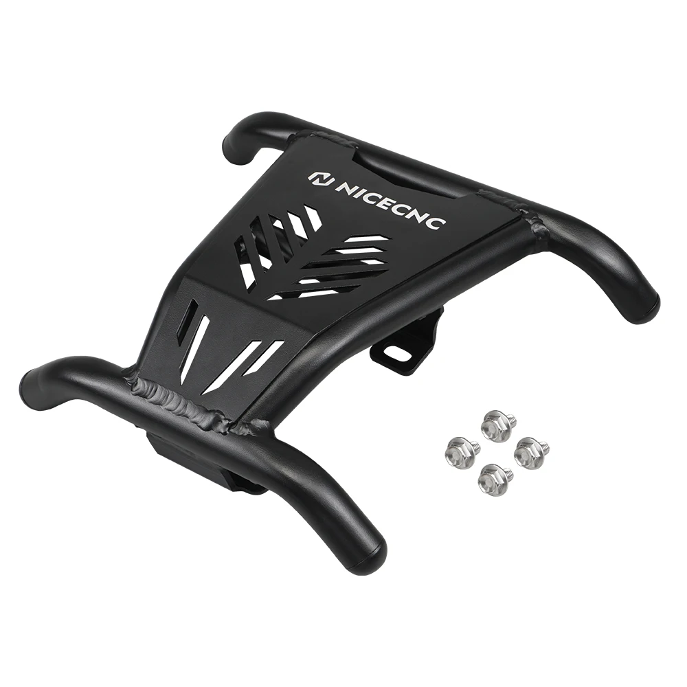 NiceCNC Frontstoßstange für Yamaha Raptor 700 700R 2016–2024, 2023, ATV, Stierkopfform, 1 Zoll Durchmesser, verdicktes Aluminiumrohr, Schwarz – Detail 11