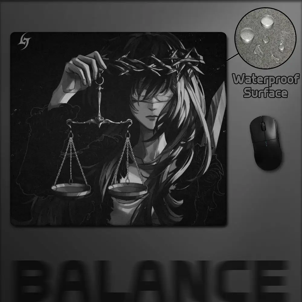 

Aimstar Justice Mousepad E-sports Smooth FPS Gaming Mouse pad 4mm Non-Slip Gaming Accessories APEX Valorant Custom PC Gfits