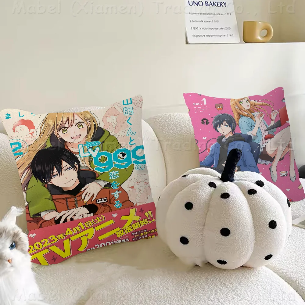 Anime My Love Story With Yamada-kun At Lv999 Cushion Cover 30x50 Polyester Sofa Cushions Decorative Throw Pillows Decoration