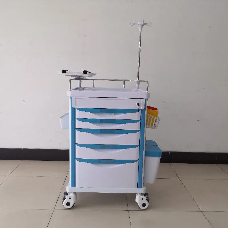 Professional Vet Medicine Trolley - Multi-Function Veterinary Medical Cart with Wheels view 3