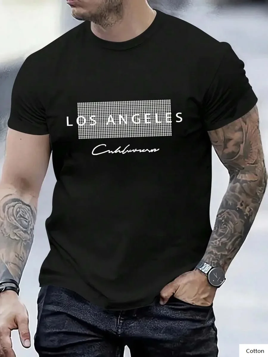 

Comfortable Cotton T Shirt for Los Angeles Lovers A Stylish Way To Display Your Affinity for LA Suitable Daily Wear Tee S-4XL