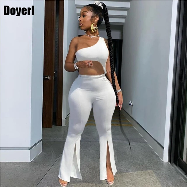 White two piece club outfit new arrivals