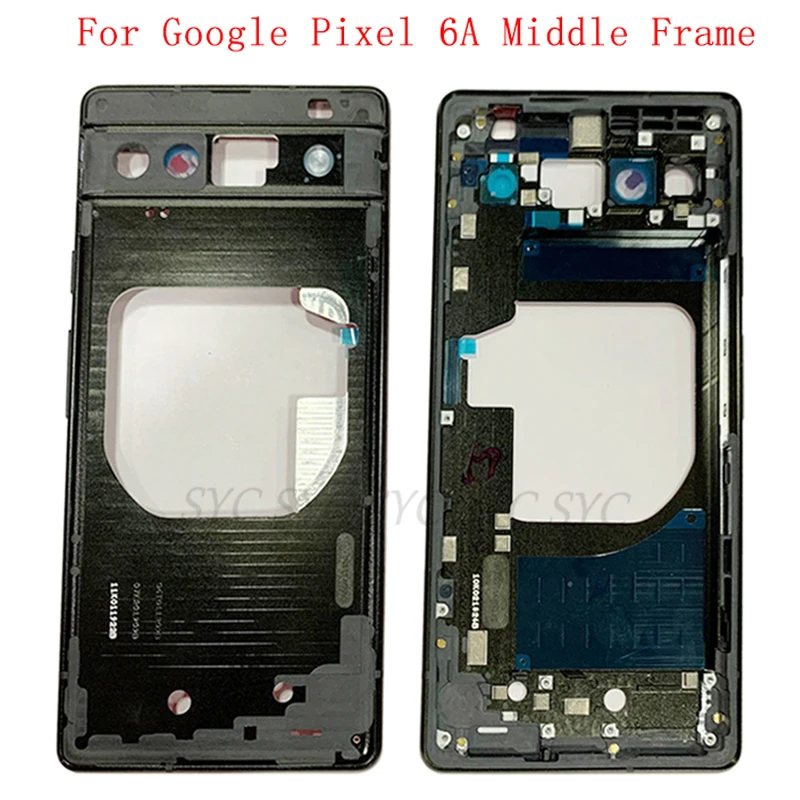 

Middle Frame LCD Bezel Plate Panel Chassis Housing For Google Pixel 6A Phone Metal LCD Frame Repair Parts