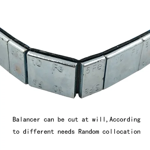 Imagen 2 del producto Gran oferta, peso de equilibrio de rueda de 0,18 KG, bloques de neumáticos de coche, peso adhesivo para neumáticos Bala Ncing